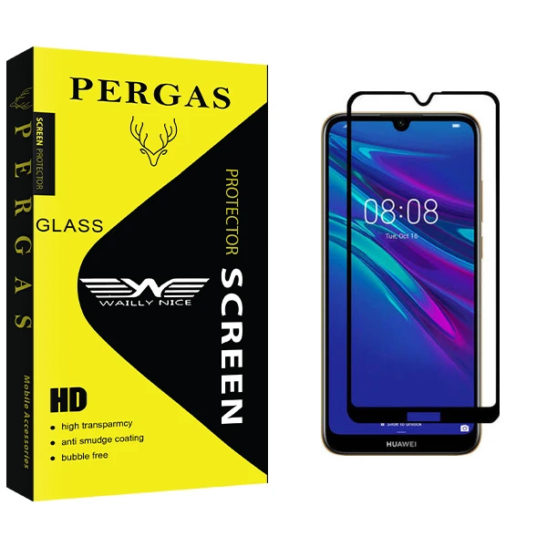 محافظ صفحه نمایش وایلی نایس مدل Pergas Glass مناسب برای گوشی موبایل هوآوی Y6 2019