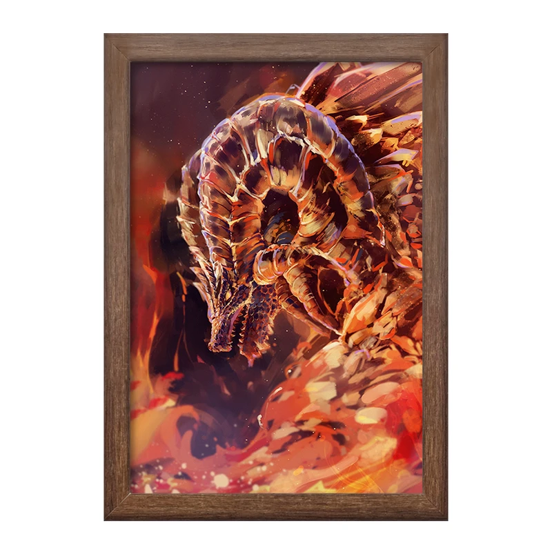 تابلو خندالو طرح بازی شکارچی هیولا (Monster Hunter) کد 33235