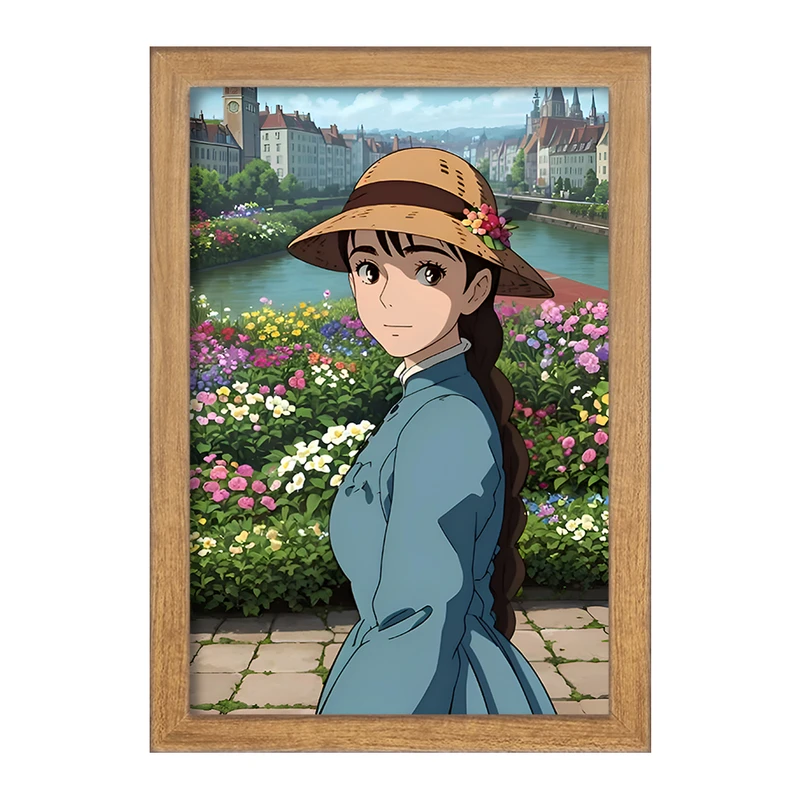 تابلو خندالو مدل سوفی انیمه قلعه متحرک هاول کد F9993