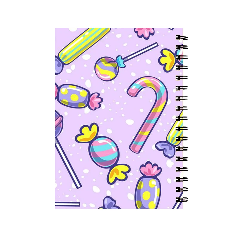 دفتر مشق 50 برگ طرح آبنبات کد 014