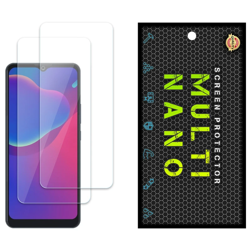 محافظ صفحه نمایش مولتی نانو مدل X-S2N مناسب برای گوشی موبایل زد تی ایی Blade 20 5G بسته دو عددی