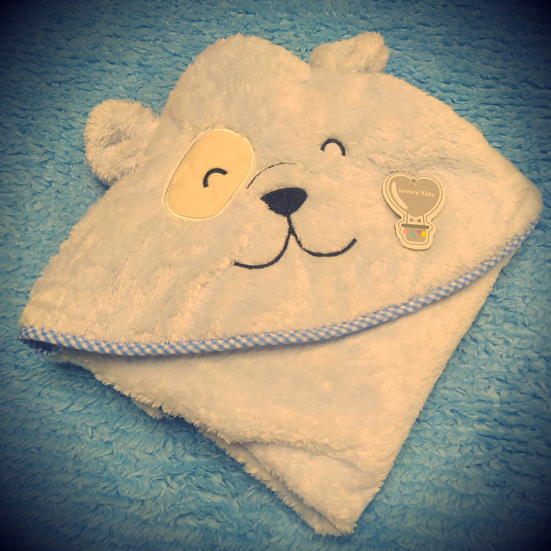 پتوی نوزاد لیتل می مدل Cute Dog-2022 سایز 75×75 سانتی متر