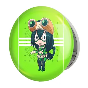 آینه جیبی خندالو طرح آسومی انیمه آکادمی قهرمان من مدل تاشو کد 11602 