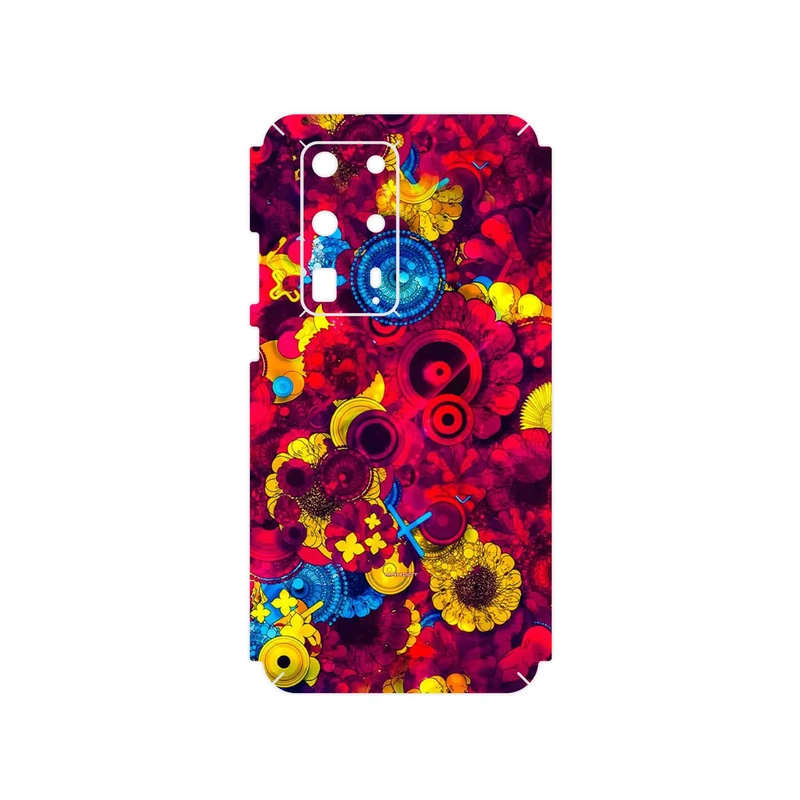 برچسب پوششی ماهوت مدل Vector Flower Garden Digital Art مناسب برای گوشی موبایل هوآوی P40 Pro Plus