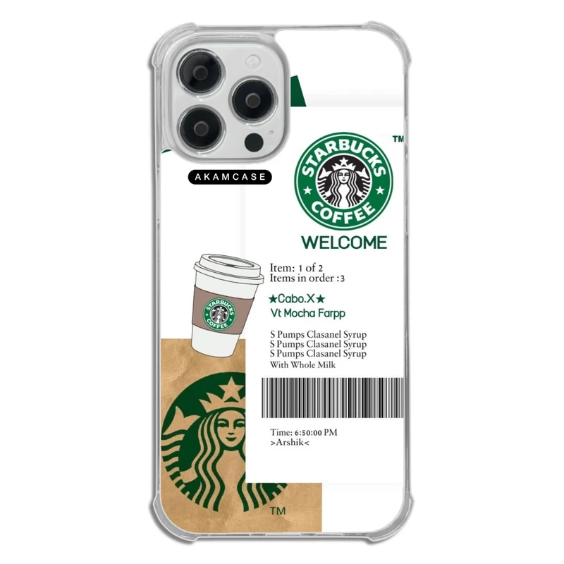 کاور آکام مدل AMCWTA13PROMAX-STARBUCKS5 مناسب برای گوشی موبایل اپل iPhone 13 Pro Max