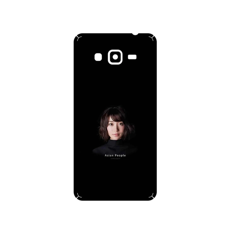 برچسب پوششی ماهوت مدل Portrait of an Asian Woman مناسب برای گوشی موبایل سامسونگ Galaxy Grand Prime