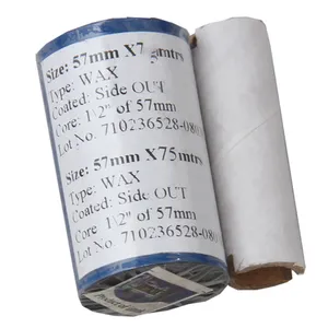 ریبون پرینتر لیبل زن مدل wax 57*75