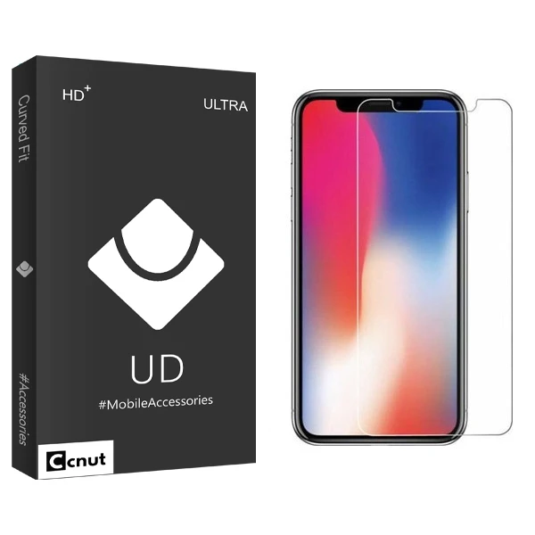 محافظ صفحه نمایش کوکونات مدل UD Black مناسب برای گوشی موبایل اپل iPhone X