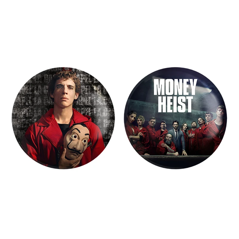 مگنت خندالو طرح ریو سریال Money Heist کد 32293236 مجموعه 2 عددی