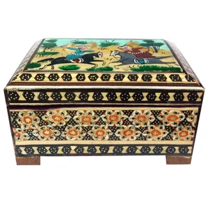 جعبه جواهرات خاتم کاری کد 600