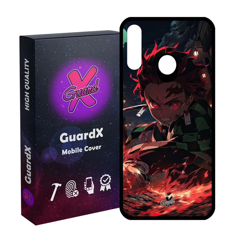 کاور گارد ایکس طرح شیطان کش انیمه مدل Glass10592 مناسب برای گوشی موبایل سامسونگ Galaxy A20s