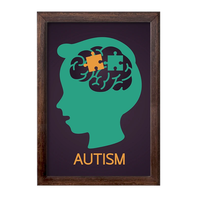 تابلو خندالو طرح اتیسم Autism کد 26740