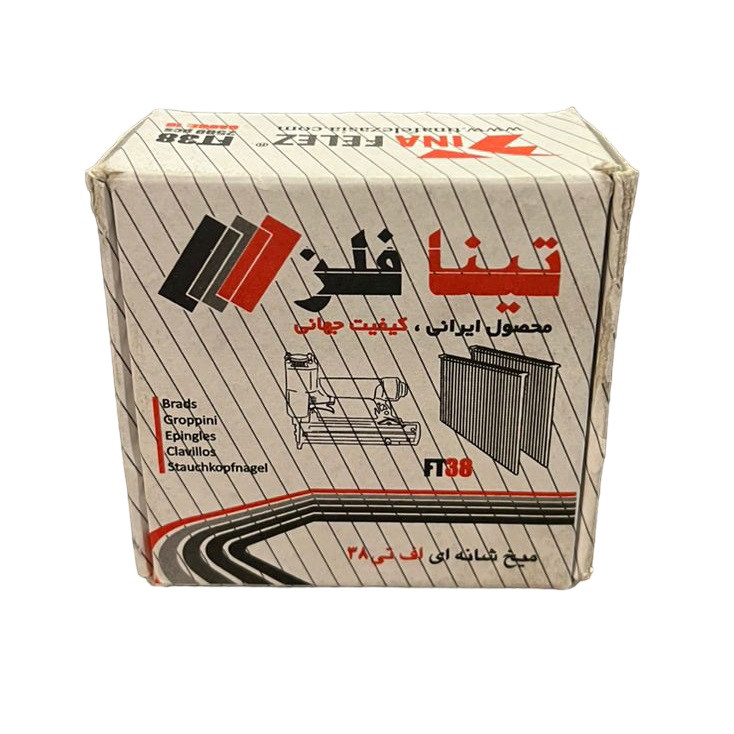 میخ تیپو تینا فلز مدل FT38 بسته 2500 عددی