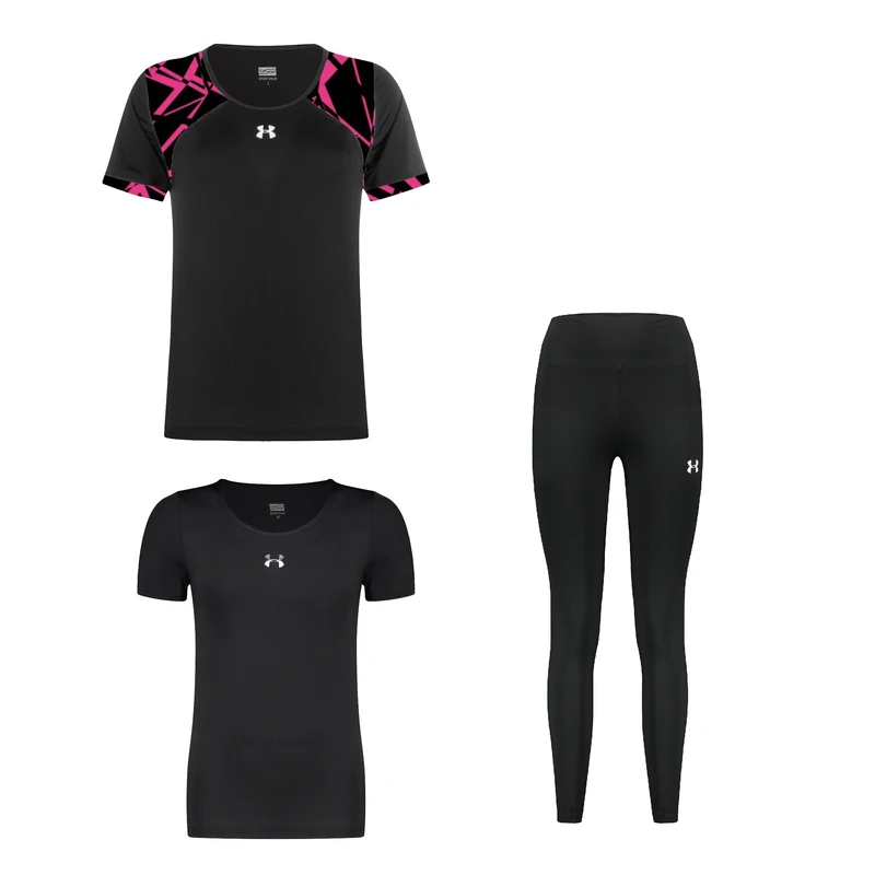 ست 3 تکه لباس ورزشی زنانه مدل 4104-7101-7202