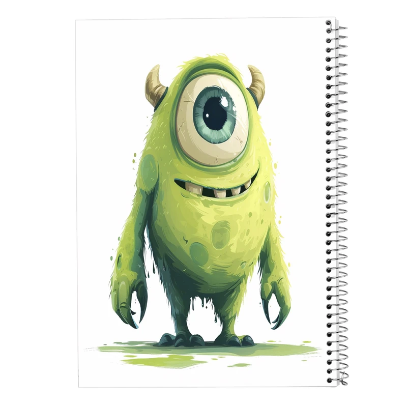 دفتر مشق 50 برگ مدوپد مدل هیولای فانتزی کد DF16737