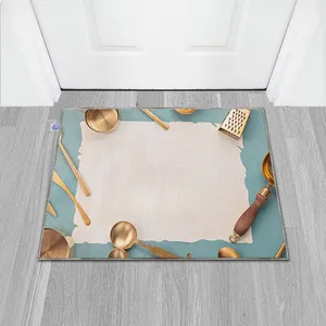 پادری شمسه نگار مدل وسایل آشپزخانه کد B19 سایز 50x70 سانتی متر