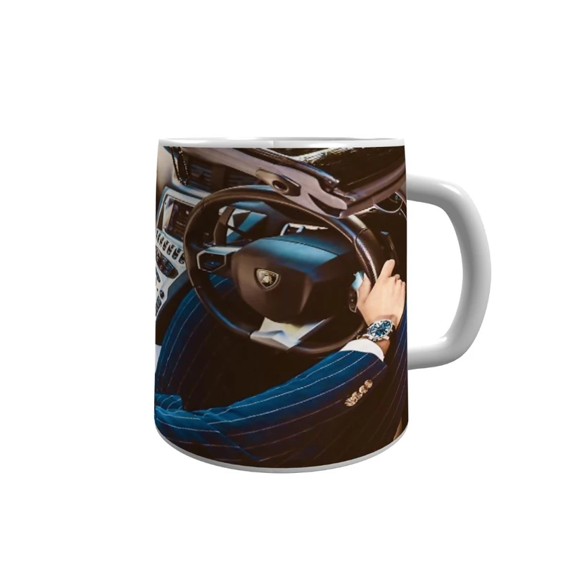 ماگ پاد آفرین طرح ماشین مدل 11oz