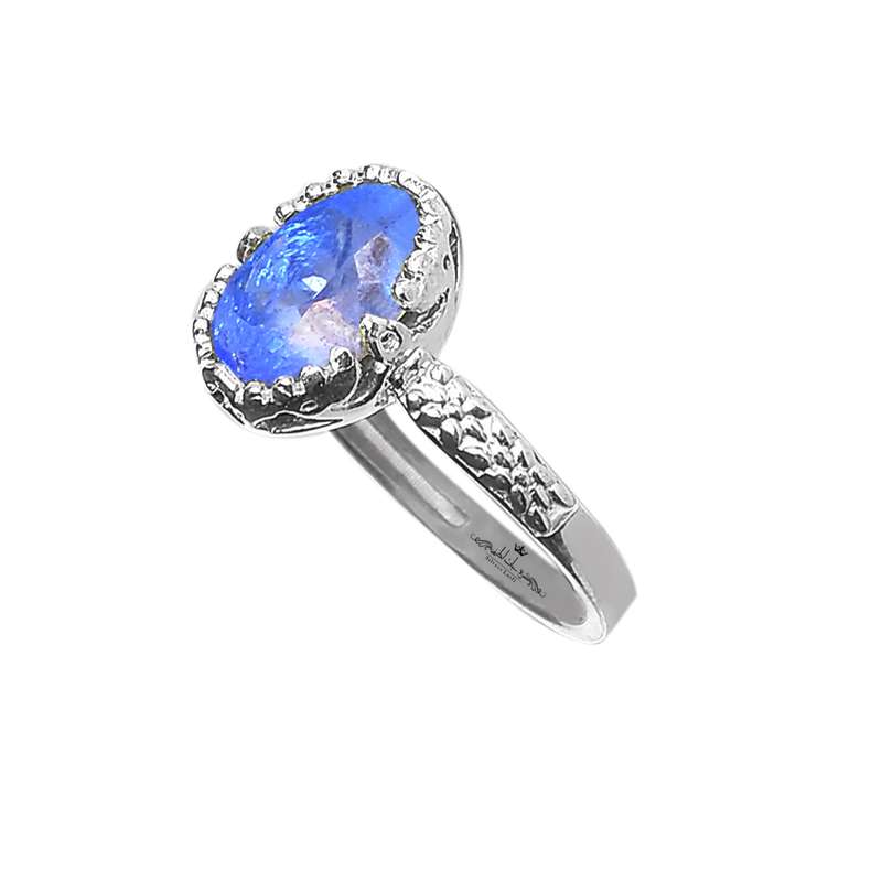 انگشتر نقره زنانه نقره جات لطفی مدل توپاز کد ANZS05E07 انگشتر نقره زنانه نقره جات لطفی مدل توپاز کد ANZS05E07