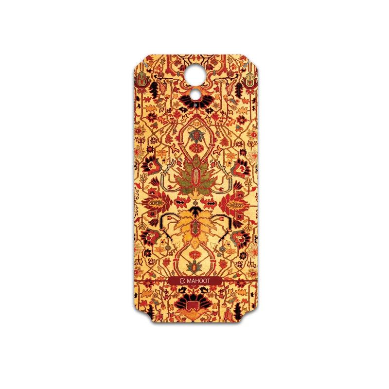 برچسب پوششی ماهوت مدل Persian-Carpet-Yellow مناسب برای گوشی موبایل اچ تی سی Desire 620