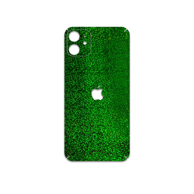 برچسب پوششی ماهوت مدل Green-Holographic مناسب برای گوشی موبایل اپل iPhone 11