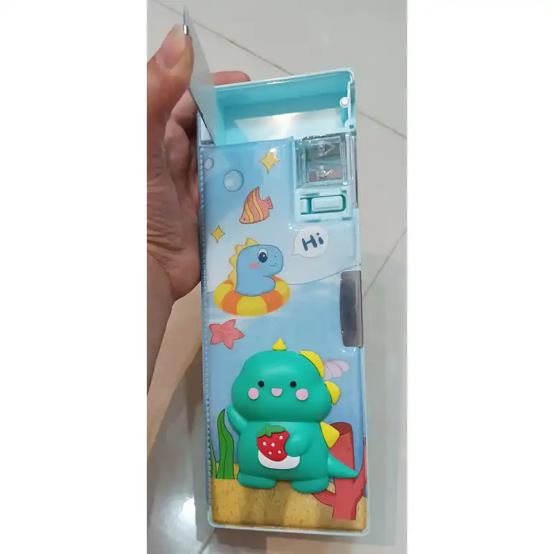 جامدادی مدل کتابی اسکوییشی دار طرح دایناسور کد 03