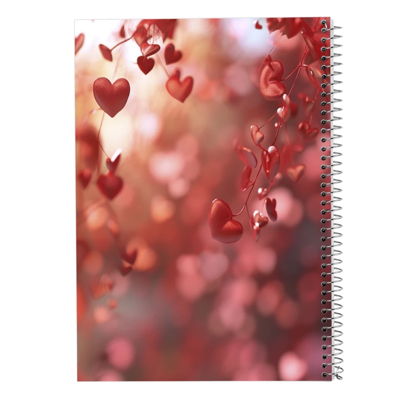 دفتر ژورنال نویسی 50 برگ مدوپد مدل نقطه ای طرح عاشقانه love کد DF14230