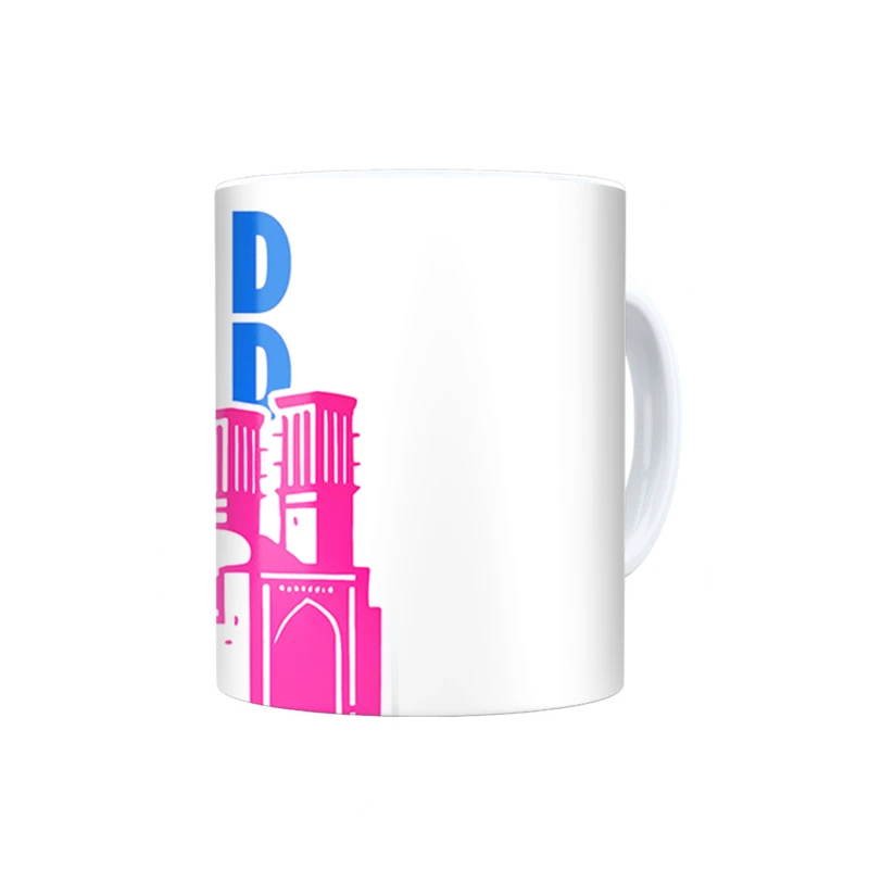 ماگ ترمه طراحان ایده مدل نماد آب‌انبار شش بادگیر یزد کد map0136