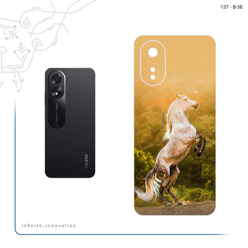 برچسب پوششی ماهوت مدل Horse_2 مناسب برای گوشی موبایل اپو A38