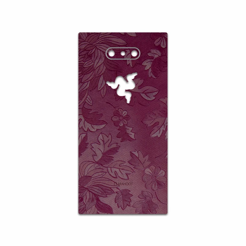 برچسب پوششی ماهوت مدل Red-Wildflower مناسب برای گوشی موبایل ریزر Phone 2