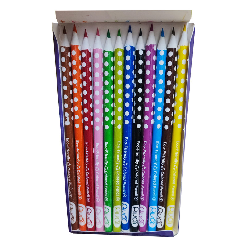 مداد رنگی 12 رنگ آوات مدل زنبوری