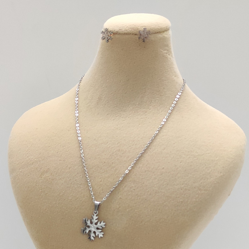 نیم ست زنانه مدل دانه برف