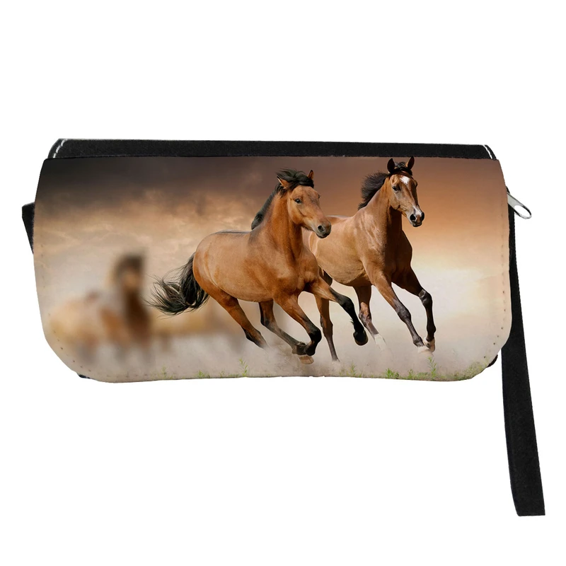  جامدادی طرح اسب ها مدل دو زیپ کد 123