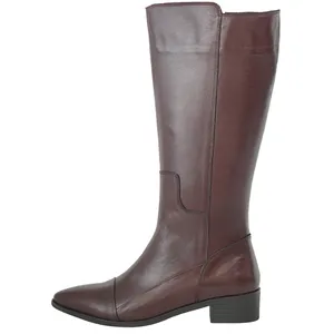 بوت پاشنه دار زنانه مدل چرمی کد 1982