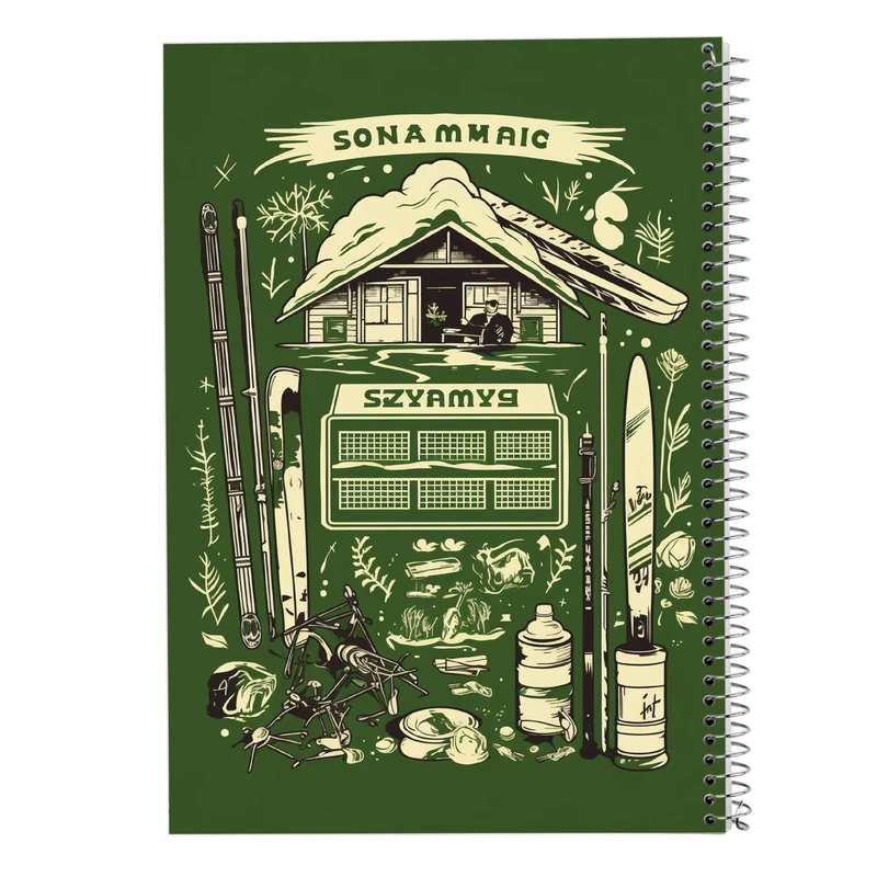 دفتر ژورنال نویسی 50 برگ مدوپد مدل نقطه ای طرح Ghibli کد DF2490