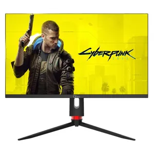 مانيتور گیمینگ 27 اینچ جی پلاس مدل GGM-L277FN، رزولوشن FullHD، پنل IPS، نرخ بروزرسانی 144 هرتز، با نسبت تصویر 16:9، دارای پورت HDMI و DisplayPort و USB و خروجی هدفون
