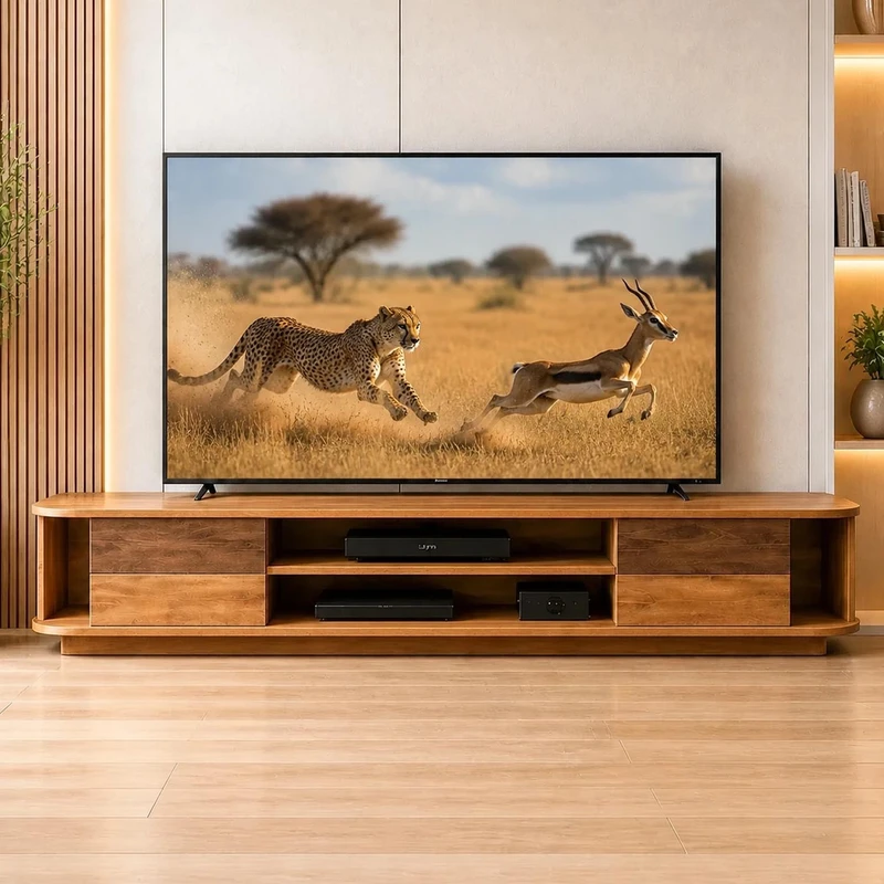 میز تلویزیون مدل tst220 4k owens مناسب برای تلویزیون تا 85 اینچ