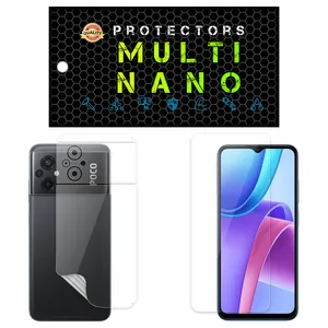 Multi Nano X-SFT Screen Protector For Xiaomi Poco M5 with back skin
