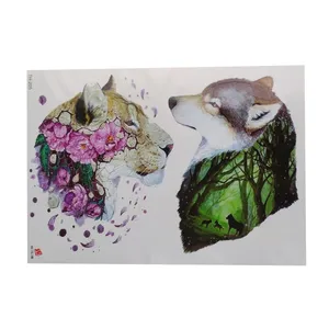 تتو موقت طرح گرگ و شیر 205