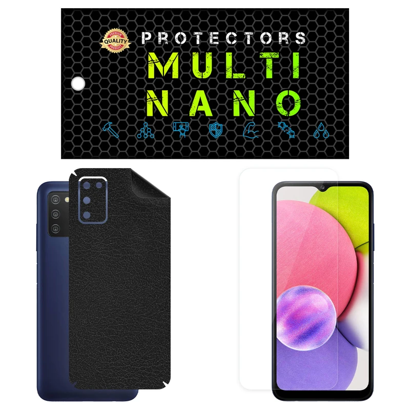 محافظ صفحه نمایش مولتی نانو مدل X-SFL مناسب برای گوشی موبایل سامسونگ Galaxy A03S به همراه برچسب پوششی
