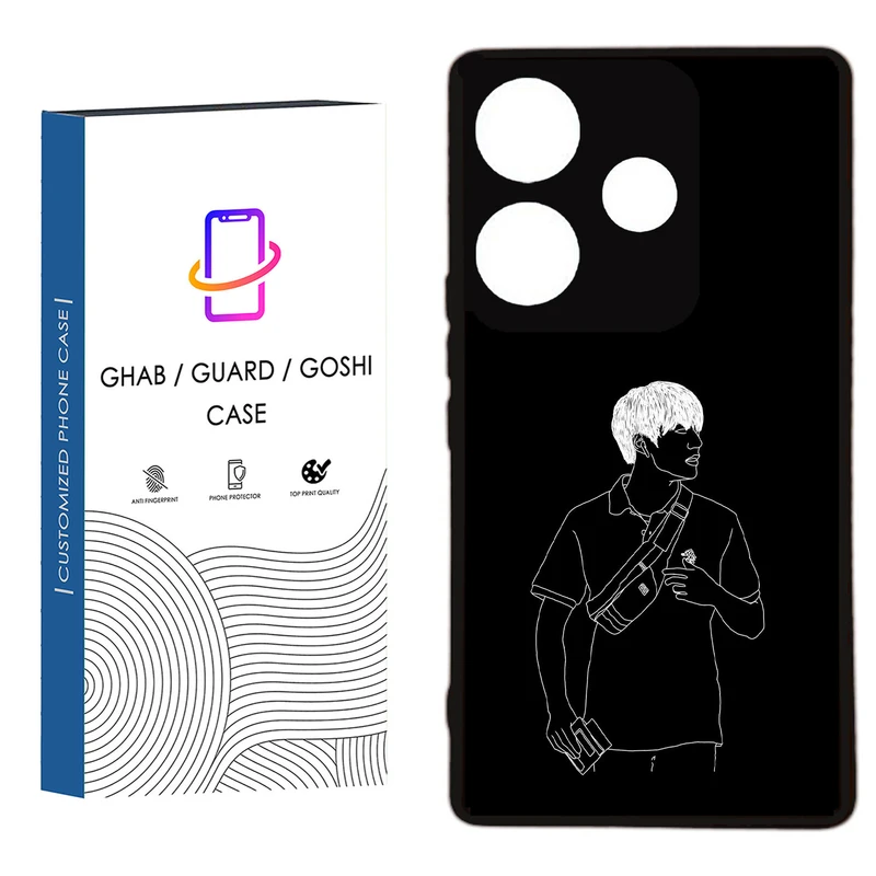 کاور قاب گارد گوشی طرح پسرانه کد 77 - TPU مناسب برای گوشی موبایل  شیائومی  Redmi 13