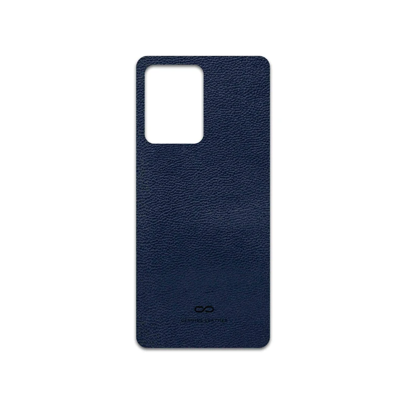 برچسب پوششی ماهوت مدل Deep-Blue-Leather مناسب برای گوشی موبایل شیائومی Redmi Note 12 Pro