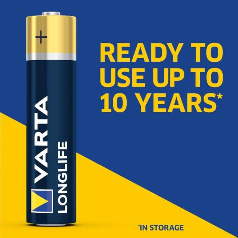 باتری قلمی وارتا مدل long life power بسته چهار عددی