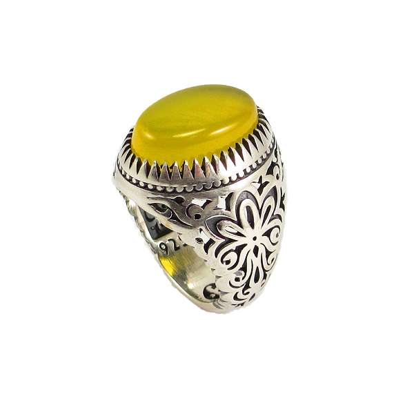 انگشتر نقره مردانه پارلا گوهر کد 3785