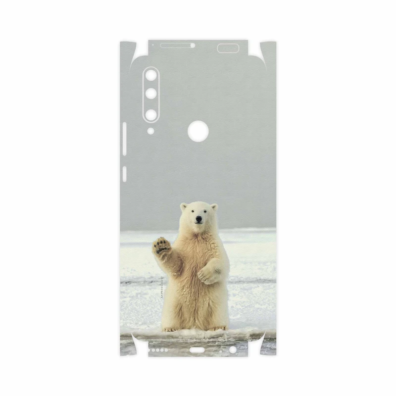 برچسب پوششی ماهوت مدل Polar bear-FullSkin مناسب برای گوشی موبایل آنر 9X