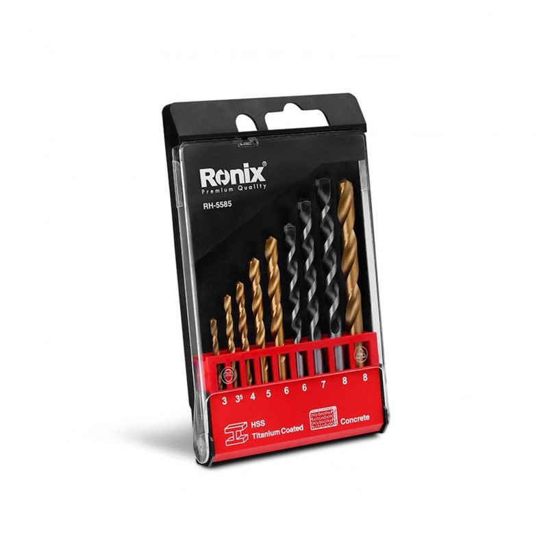 مجموعه 9 عددی مته رونیکس مدل RX-5585