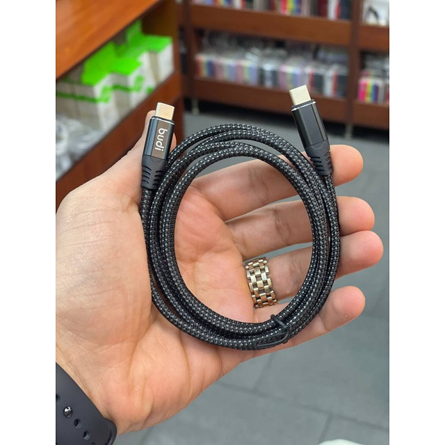 کابل تبدیل USB-C به USB-C بودی مدل DC220TT15B طول 1.5 متر