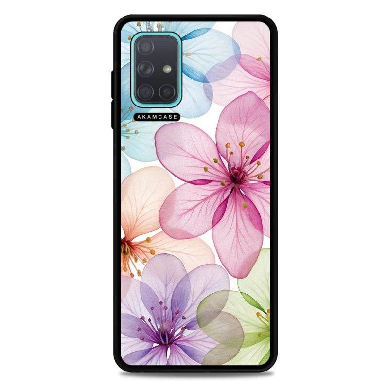 کاور آکام مدل AMC-WSGA71-FLOWERS-29 مناسب برای گوشی موبایل سامسونگ Galaxy A71