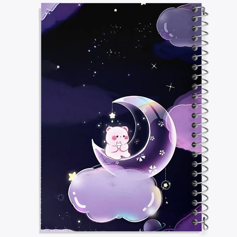 دفتر مشق 50 برگ خندالو طرح خرس کیوت کد N4099