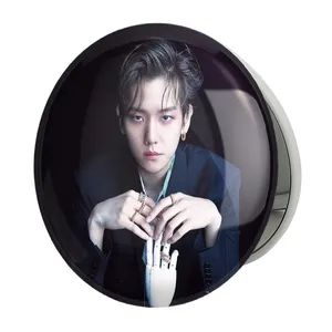 آینه جیبی خندالو طرح بکهیون گروه اکسو EXO مدل تاشو کد 13602 