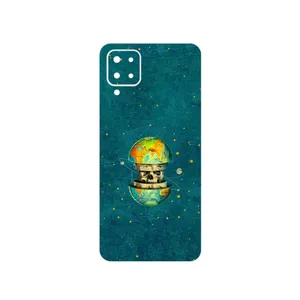 MAHOOT Collage of Earth Face Cover Sticker for Samsung Galaxy F12